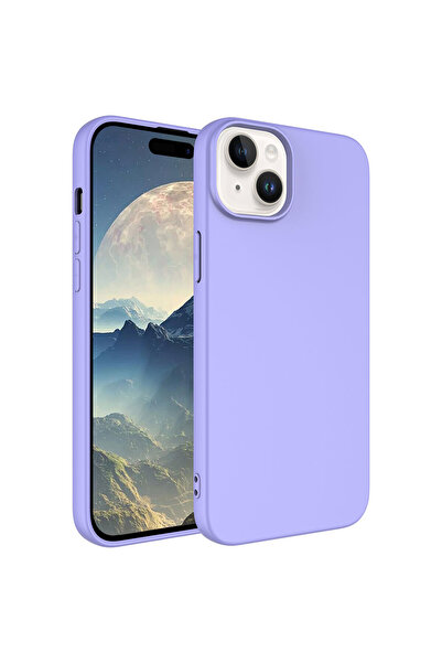 Nezih Case Apple iPhone 15 Kılıf Kamera Korumalı Lansman Kadife İç Yüzeyli (Ş...