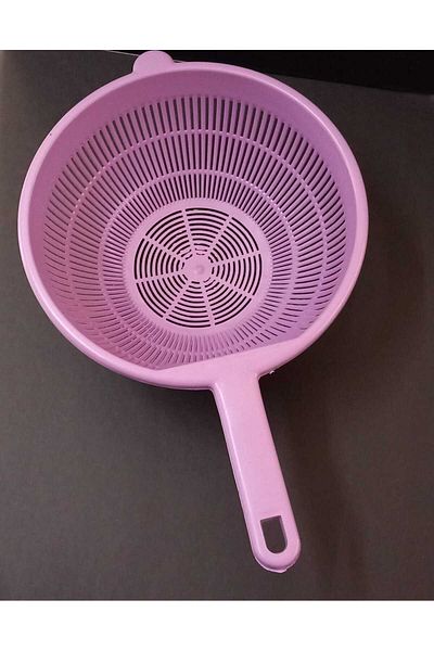 ÇEÇEN HOME Purple Handle Strainer Multi-Purpose Strainer 23 cm