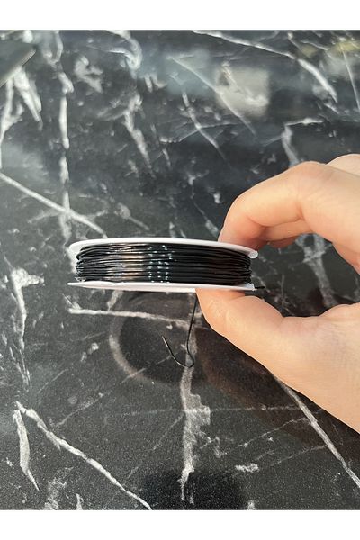 sütcüoğlutuhafiye Ελαστικό νήμα καλάμι 0,8 mm Μαύρο