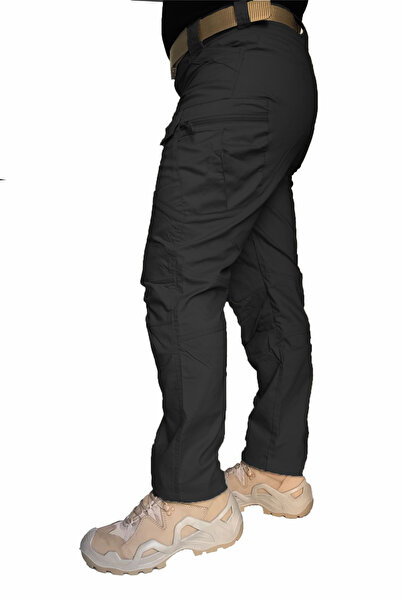 BAŞARI TAKTİKAL Erkek Siyah Renk Taktik Outdoor Pantolon