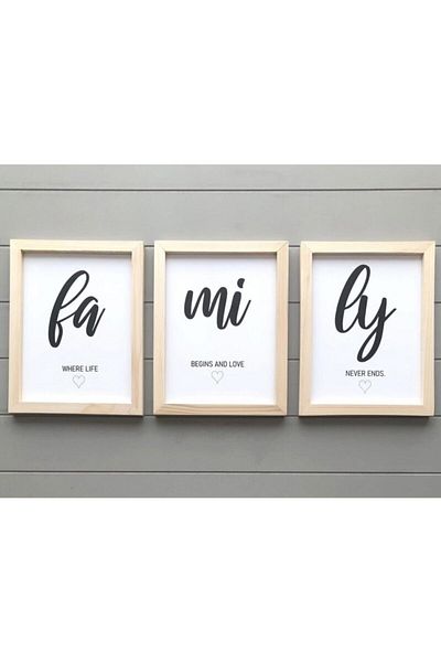 Wooden Factory Family Family Ξύλινο Σετ Πίνακα