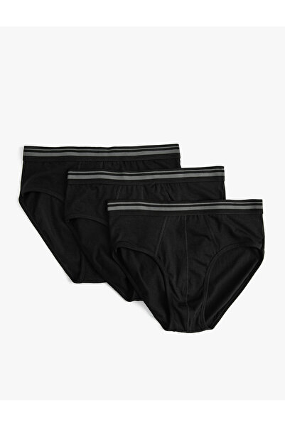 Koton 3'lü Slip Boxer Seti Çok Renkli