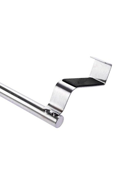 Genel Markalar Lüx Görünümlü Dolap Kapağı Paslanmaz Metal Havlu Askılığı 33 Cm