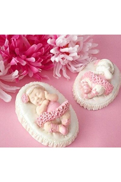 renklidüşler Etekli Kız Bebek Silikon Mum Kokulu Taş Kalıbı