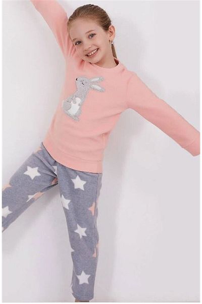 ROLY POLY Ar2208-g Rolypoly Rabbit Polar Suit 9-15 Years Powder