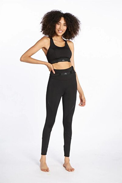 No Gossip سروال ضيق بحزام خصر مطاطي بدون حزام مطاطي