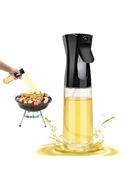 FETHİYE TOPTAN 200 ml Sprey Yağdanlık Airfryer Püskürtmeli Sprey Cam Şişe Zey...