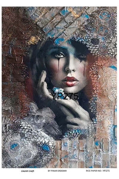 LİNEART Pirinç Dekopaj Kağıdı No:YP275- 29X42cm