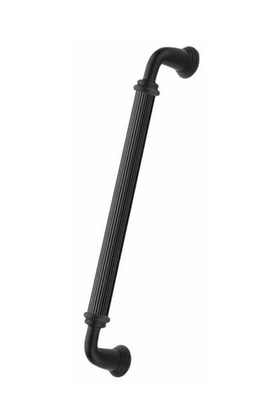 HİLAL AKS Yakut Mat Siyah 96 Mm (9.6 Cm) (5 Adet)lüks Modern Dolap Çekmece Ku...