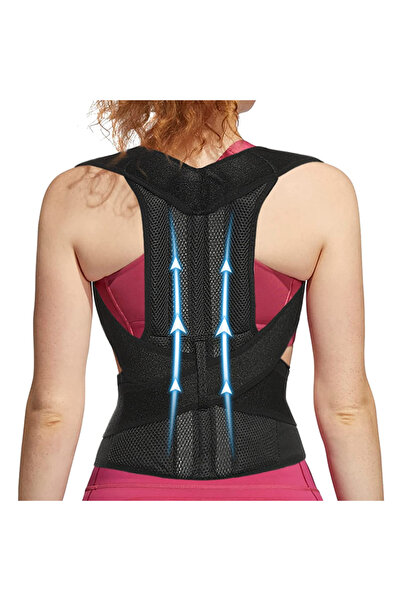 ZEYZEN Corset pentru postură dreaptă pentru femei și bărbați, cu două sârme, ...