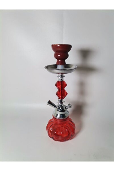 WolfHookah Küp Kırmızı Küçük Boy Hediyelik Nargile Takımı