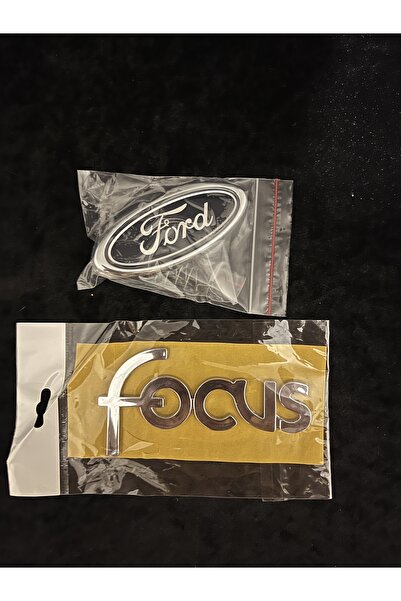 JustSmile Focus 1 ön panjur arma + focus 1 bagaj yazısı 2li takım