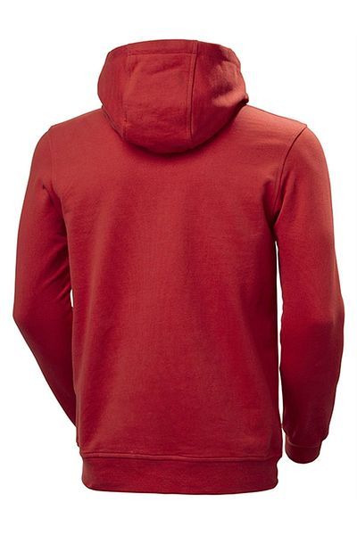Helly Hansen Logo Hoodie Hooded Men's Red Sweatshirt Hha.33977-hha.163