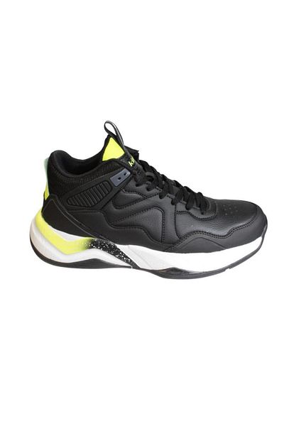 Kinetix KINETIX Men's Black High Top Basketball Sports Shoes