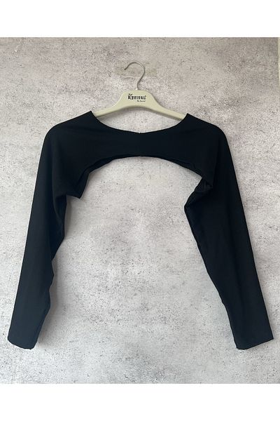 shalby Μακρυμάνικο Εσώρουχο Ρούχα Hijab (2 ΤΕΜΑΧΙΑ ΜΑΥΡΟ) Μέγεθος 36-38 Μικρό Μέγεθος