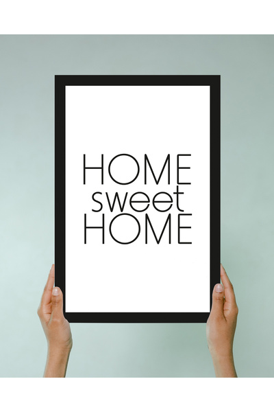 Tooall Motto Concept (Home Sweet Home) Home, Living Room, Hall, Office, Bedroom Wall Mdf Painting
