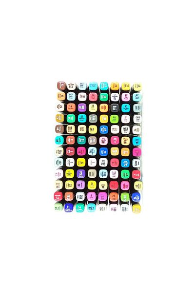 Masis Double Sided Twin Graphic Marker Pen Set 96 Colors