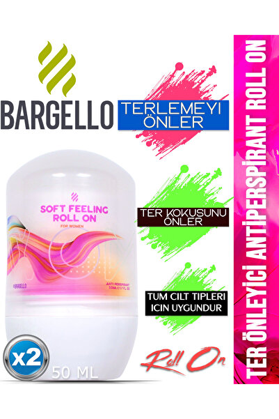 Bargello Kadın Antiperspirant Soft Feelıng Roll On 50 ml (2ADET)