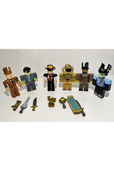 Cango Roblox Oyuncak Figürleri Büyük Set Figür Set 6'lı Roblox Oyuncak Figürleri