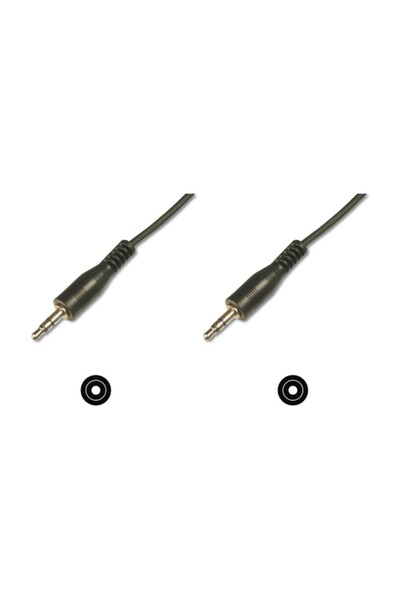 Dıgıtus 2,5m 3,5mm E/e Stereo Ses Kablosu,zırhlı Ak-510100-025-s