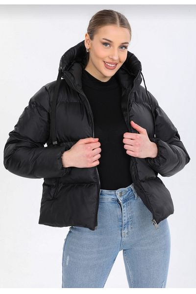 DYNAMO Women's Hooded Puffer Coat