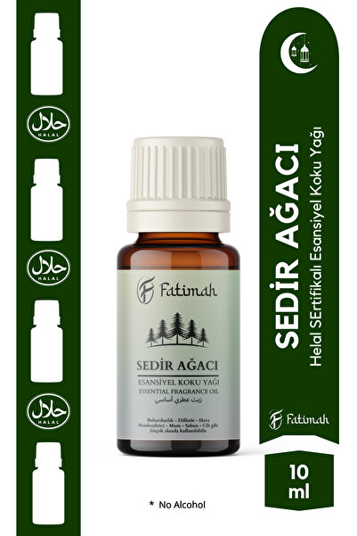 FATİMAH Sedir Ağacı Esansiyel Koku Yağı Buhurdanlık Yağı Uçucu Yağ Difüzör Ya...
