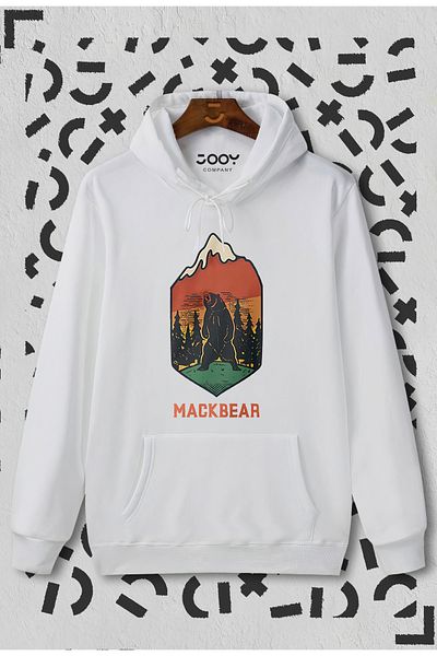 Jooy Company Hanorac cu glugă cu imprimeu Mackbear