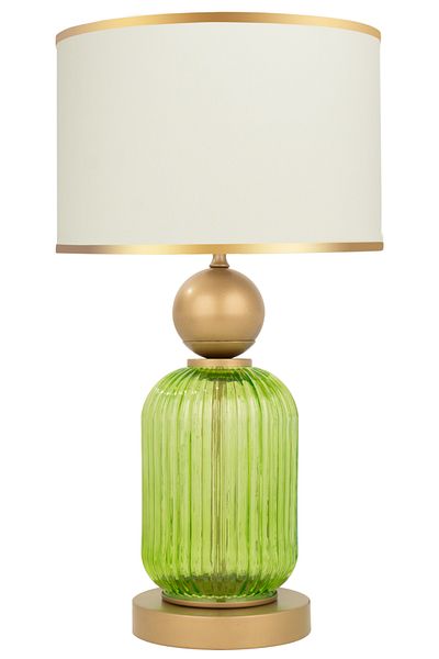 MINIMAL ETICARET VE BILGI TEKNOLOJILERI Lotus Forest Green Glass Lampshade