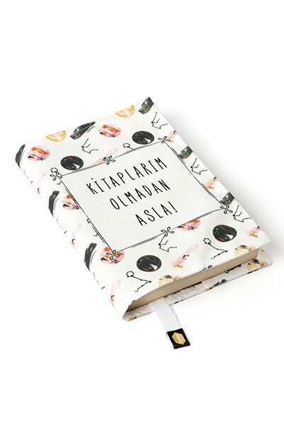 BCOVERART Kitap Kılıfı Kitaplarım Olmadan Asla