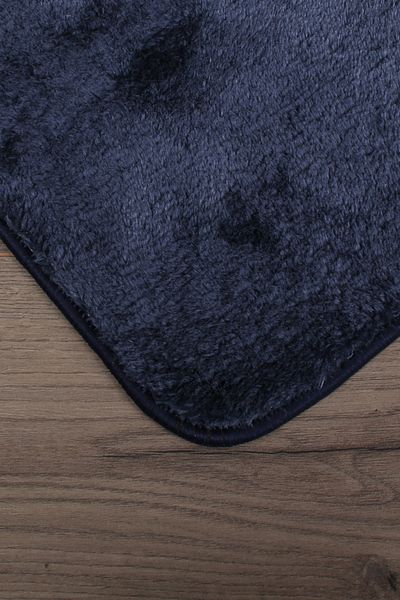 Bonny Home Relax Navy Blue Cornered 60x100 + 50x60 cm Σετ 2 πατάκια μπάνιου Pufidik Αντιολισθητικό Σετ καθίσματος τουαλέτας