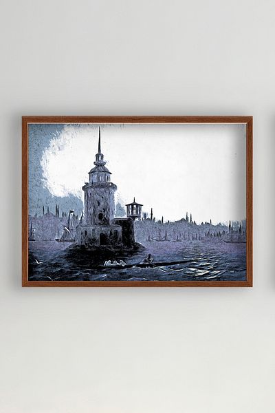 ÖZCANLAR ÇERÇEVE GULTEKIN CIZGEN ISTANBUL SERIES DIGITAL PRINTING