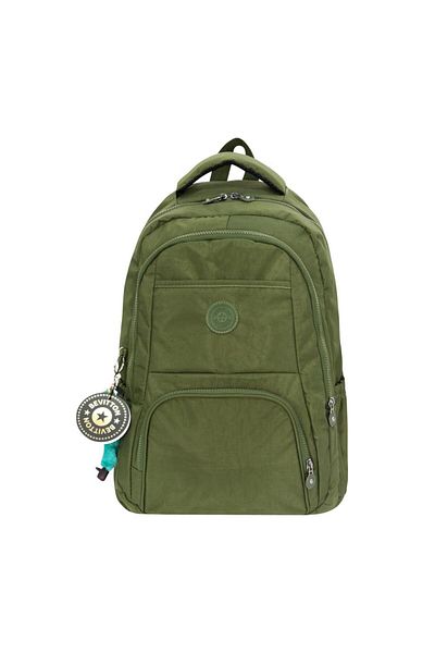 Bevitton Γυναικείο σακίδιο πλάτης Parachute Fabric Ripstop Fabric Green