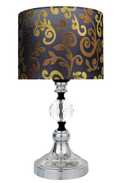 MINIMAL ETICARET VE BILGI TEKNOLOJILERI Omega Crystal Silver Chrome Mini Lampshade