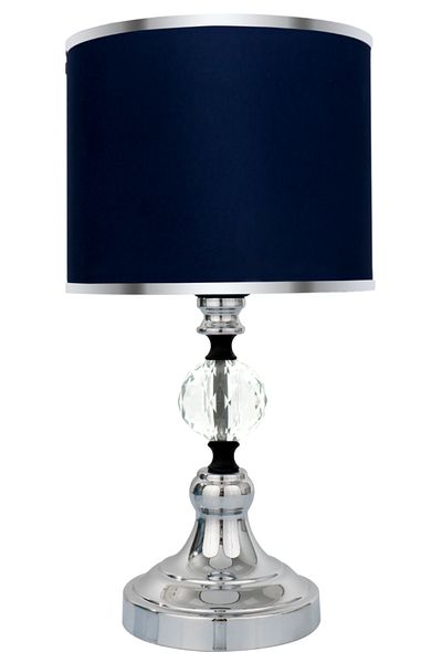MINIMAL ETICARET VE BILGI TEKNOLOJILERI Omega Crystal Silver Chrome Mini Lampshade