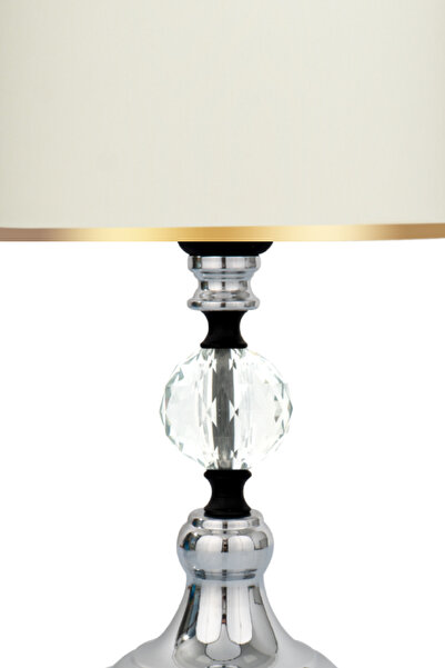 MINIMAL ETICARET VE BILGI TEKNOLOJILERI Omega Crystal Silver Chrome Mini Lampshade