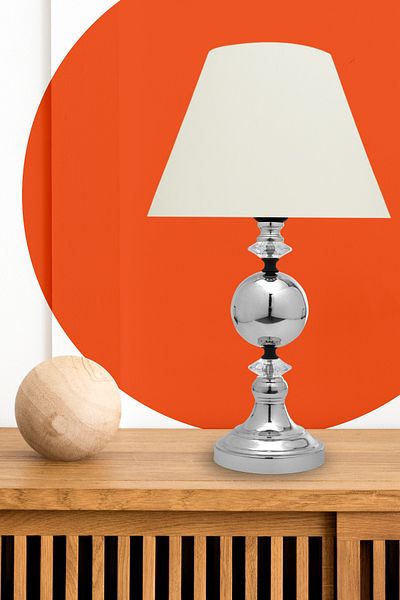 MINIMAL ETICARET VE BILGI TEKNOLOJILERI Omega Silver Chrome Lampshade