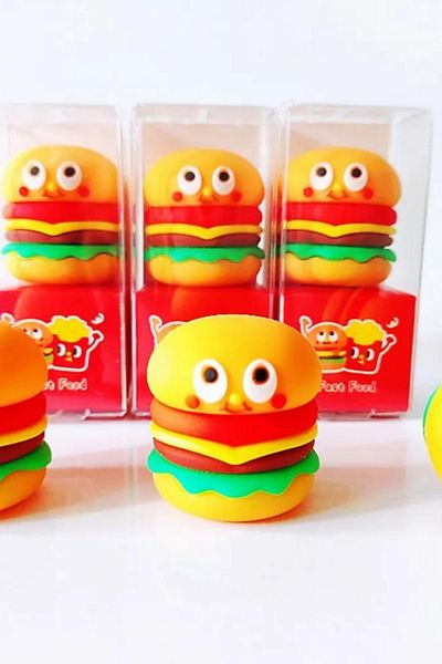 NaSaDAN Hamburger Pencil Sharpener Pencil Opener 1 Piece 3.5 Cm
