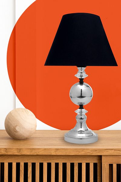 MINIMAL ETICARET VE BILGI TEKNOLOJILERI Omega Silver Chrome Lampshade