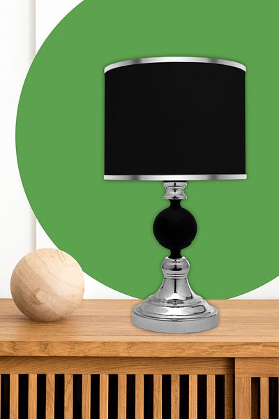 MINIMAL ETICARET VE BILGI TEKNOLOJILERI Omega Contrast Silver-black Mini Lampshade
