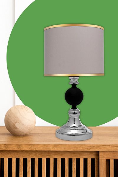 MINIMAL ETICARET VE BILGI TEKNOLOJILERI Omega Contrast Silver-black Mini Lampshade