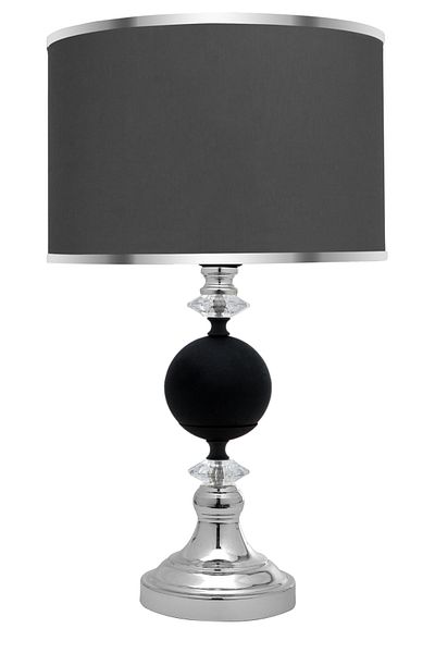 MINIMAL ETICARET VE BILGI TEKNOLOJILERI Omega Silver Black Contrast Lampshade