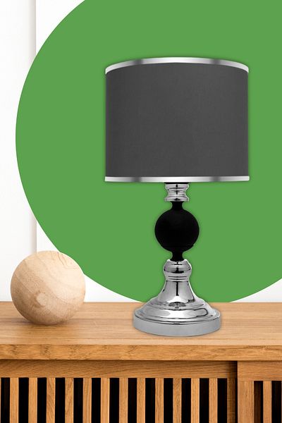 MINIMAL ETICARET VE BILGI TEKNOLOJILERI Omega Contrast Silver-black Mini Lampshade
