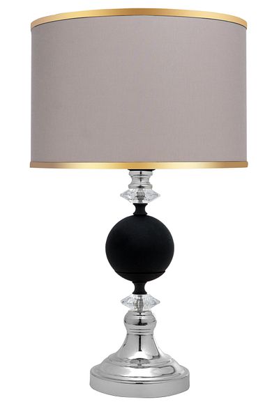 MINIMAL ETICARET VE BILGI TEKNOLOJILERI Omega Silver Black Contrast Lampshade