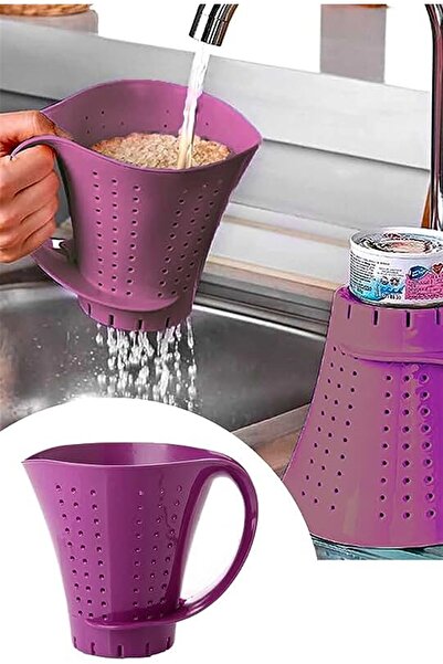 alpanya Sürahi Şeklinde Pirinç Yıkama Süzgeci Süzgeç