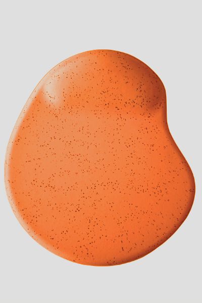 usin Suport pentru încheietura mâinii oval cu model de nisip portocaliu, mouse pad anti-alunecare