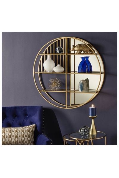 gzm mobilya Metal Duvar Rafı Dekoratif