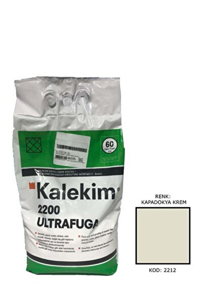 Kalekim 2212 Ultra Fuga Slikonlu Derz Dolgu Kapadokya Krem 5 Kg