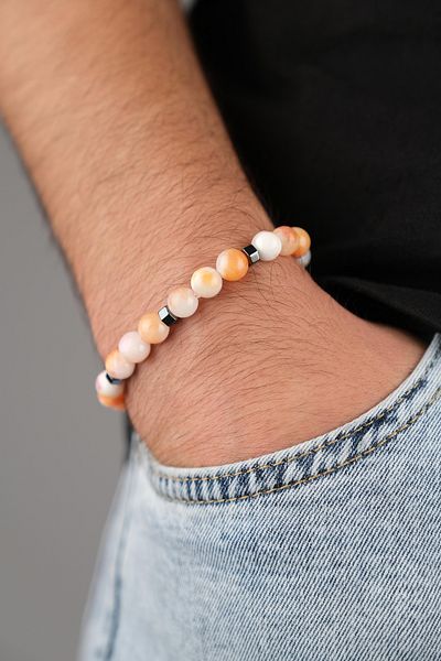 Jack Ferrero MEN'S DISCOLOUR-PROOF NATURAL STONE BRACELET EXCLUSIVE