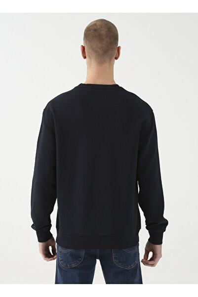 Lee Bisiklet Yaka Regular Fit Erkek Şardonlu Sweatshirt L81IRYM