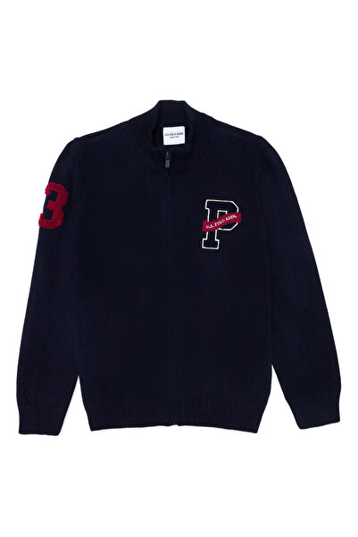 U.S. Polo Assn. U.S. Polo Assn. Cardigan pentru băiat bleumarin GETI-SK22